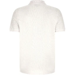 White Cotton Polo Shirt