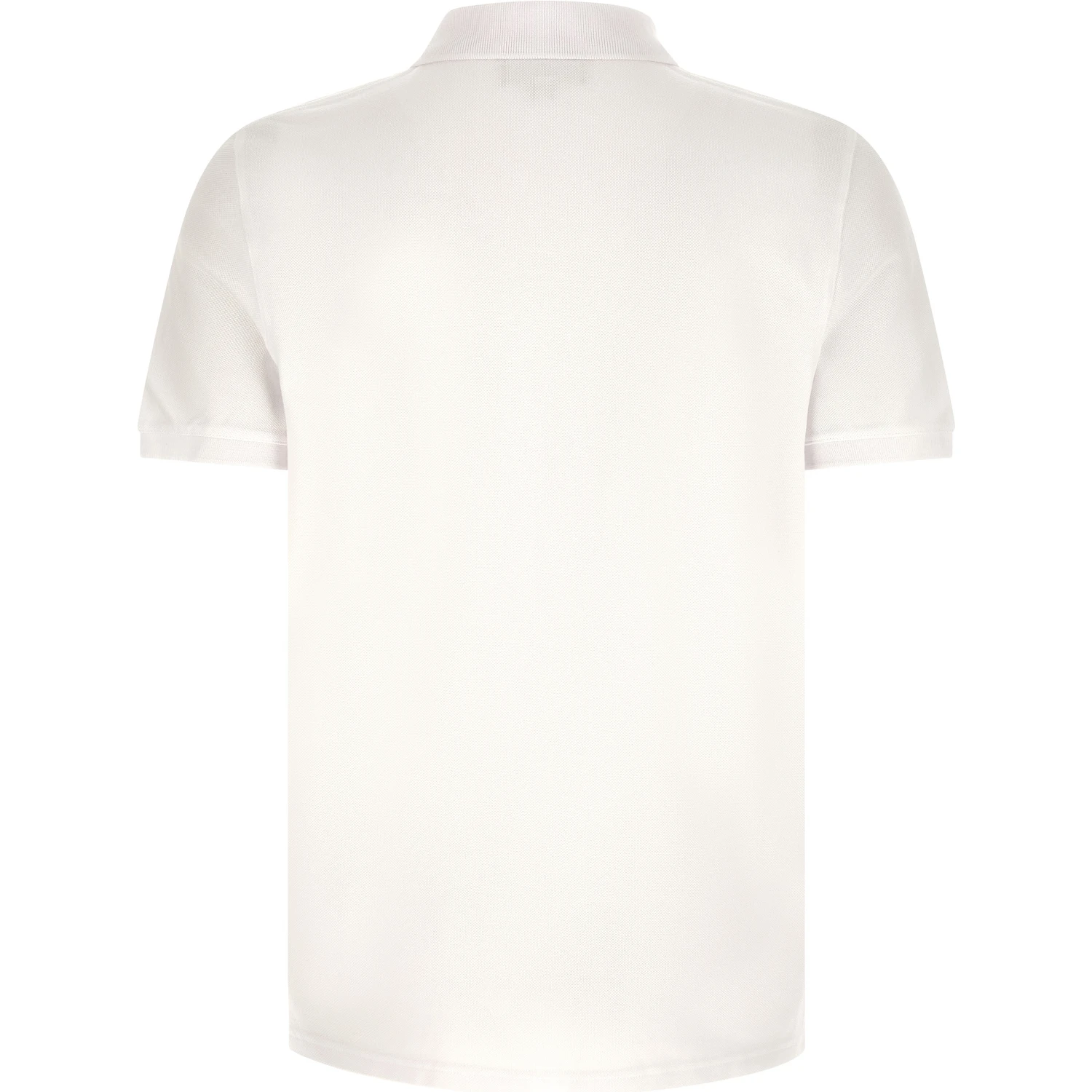 White Cotton Polo Shirt