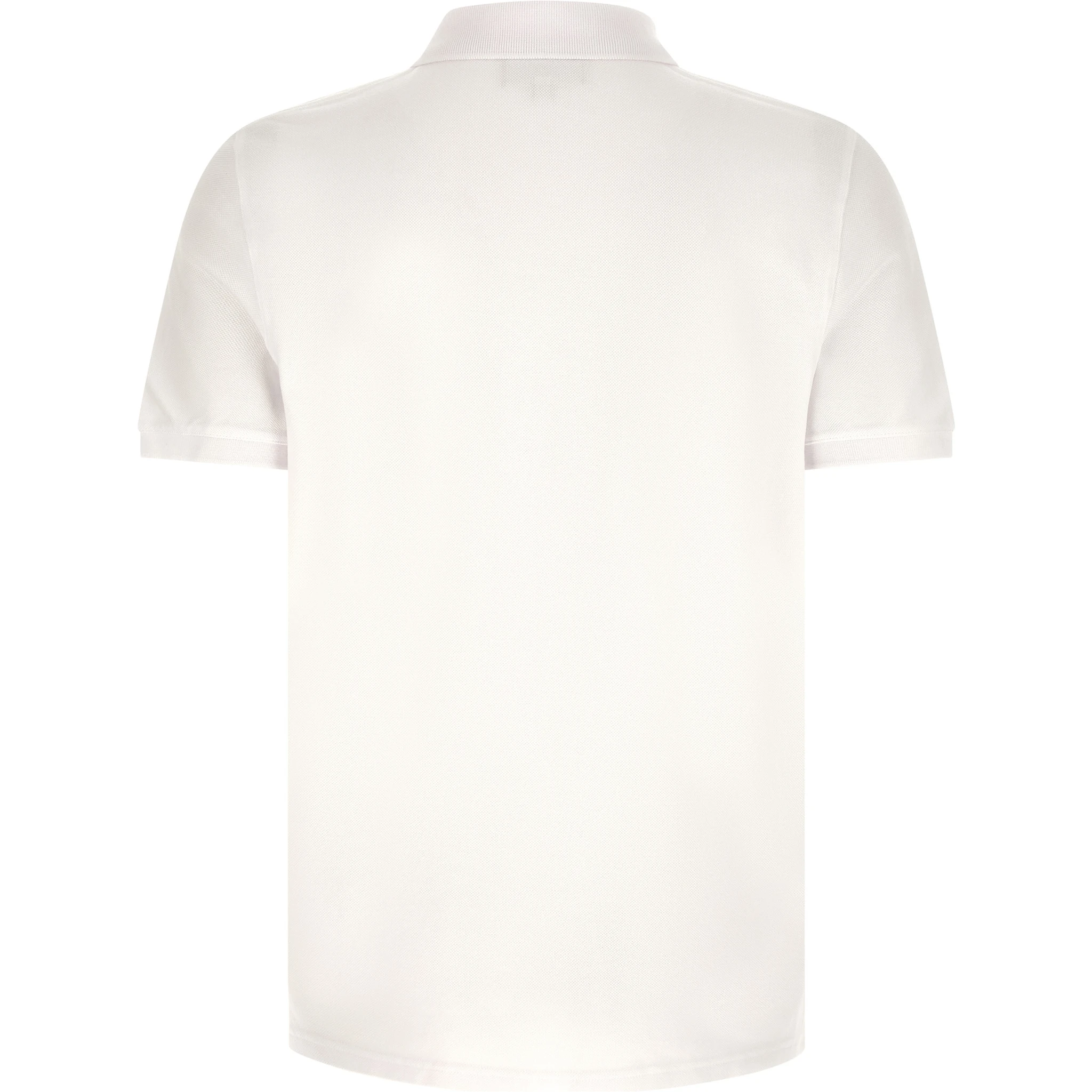 White Cotton Polo Shirt