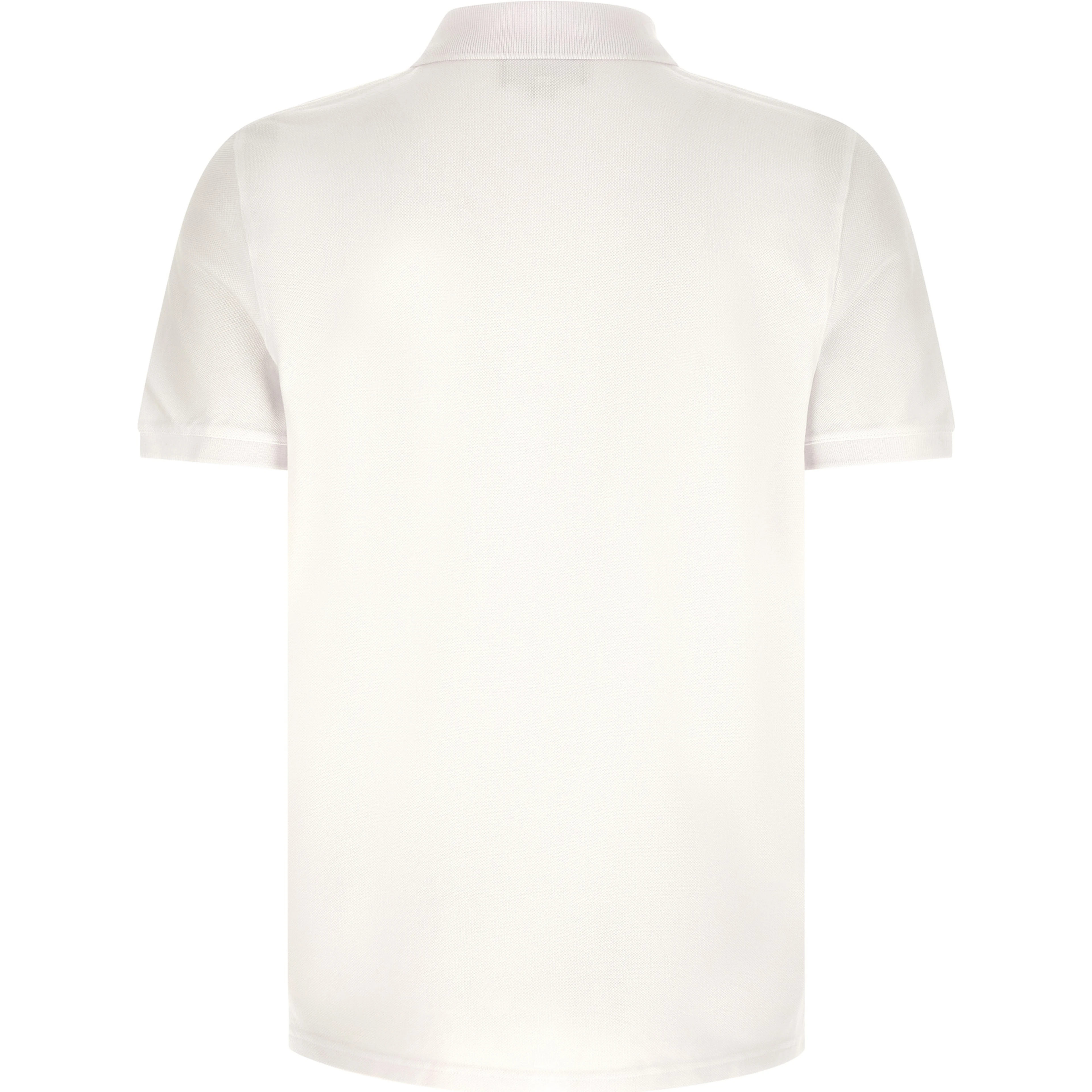 White Cotton Polo Shirt