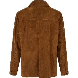 Brown Lamb Leather Leather Jacket