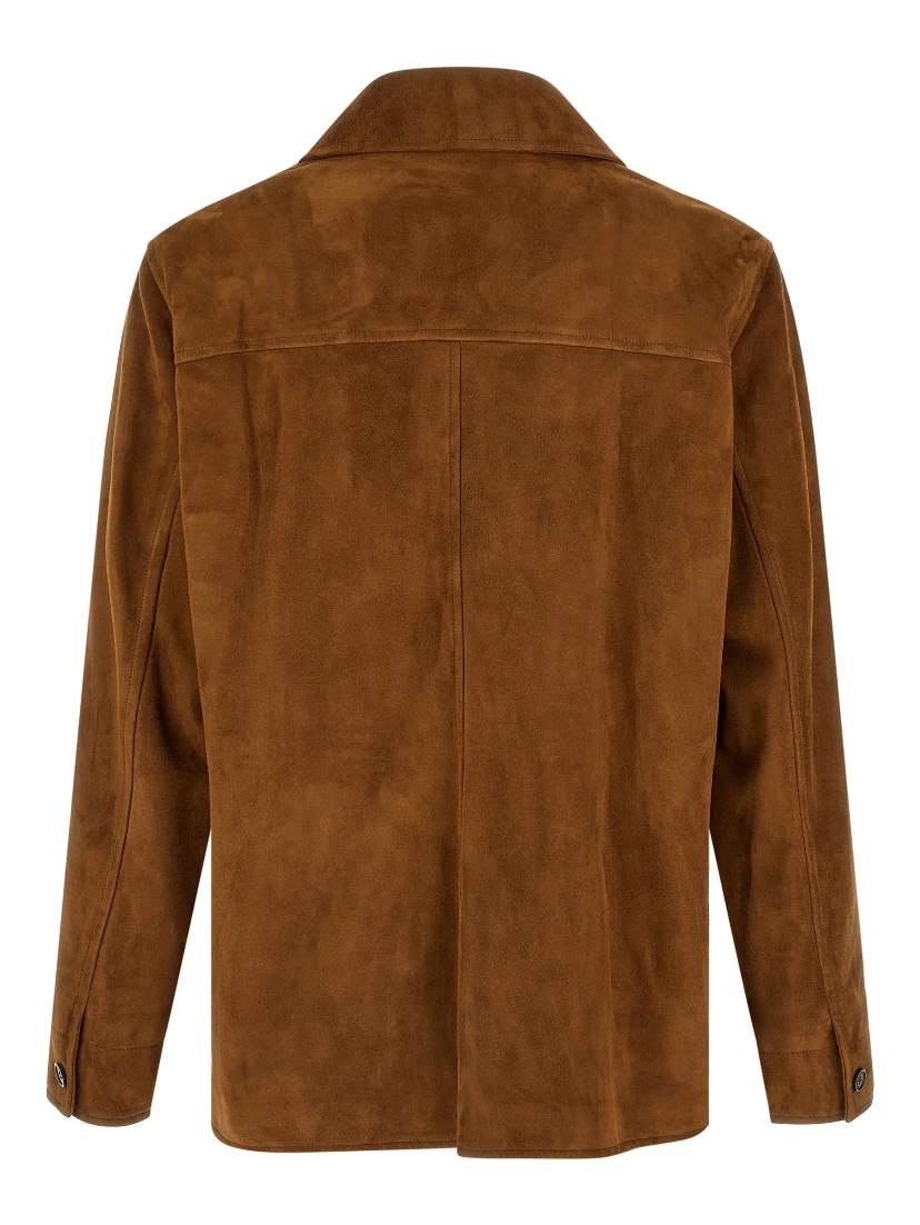 Brown Lamb Leather Leather Jacket
