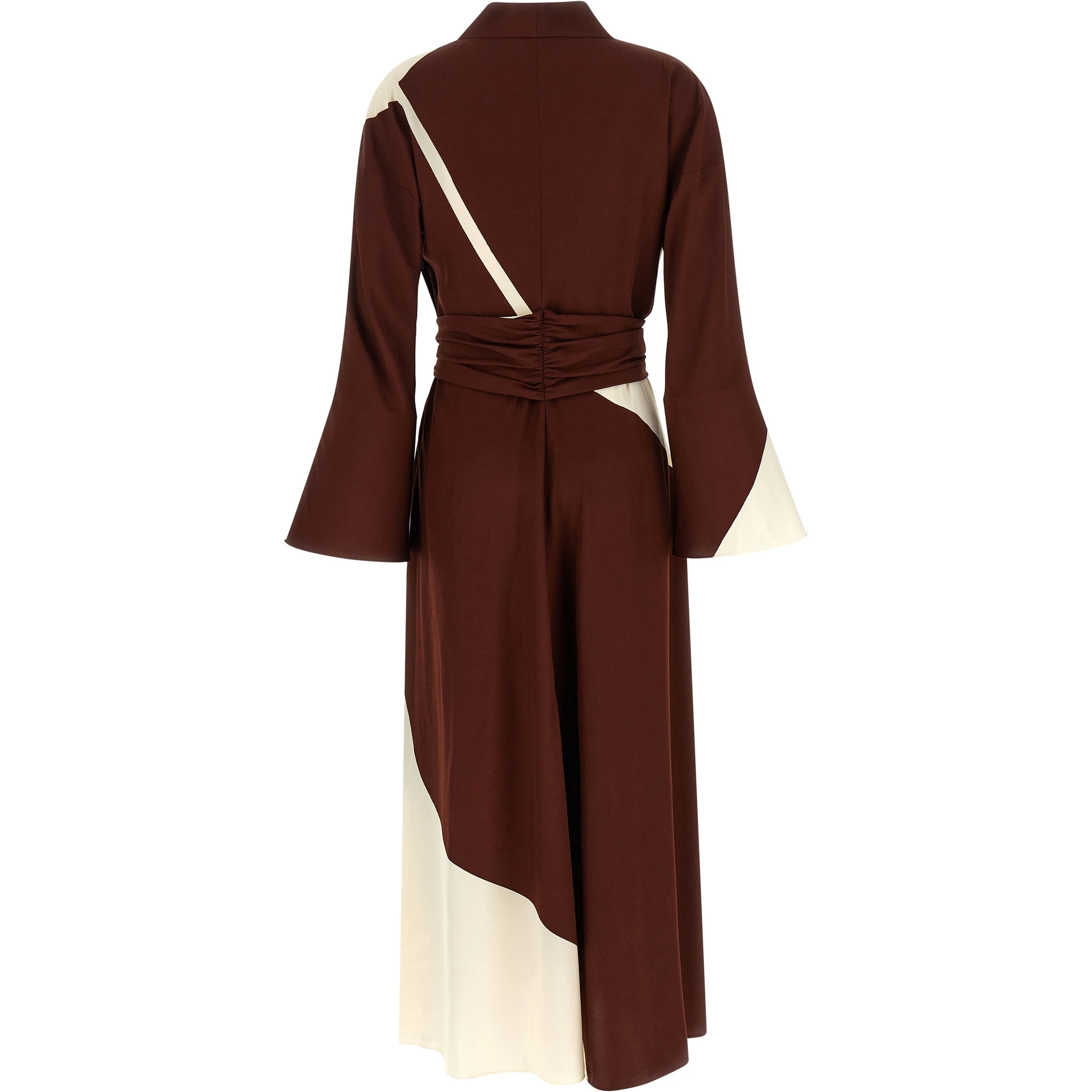 Bordeaux Viscose Long Dress