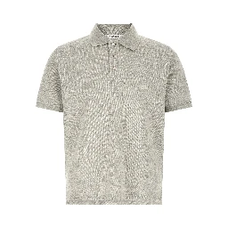 Gray Cotton Polo Shirt