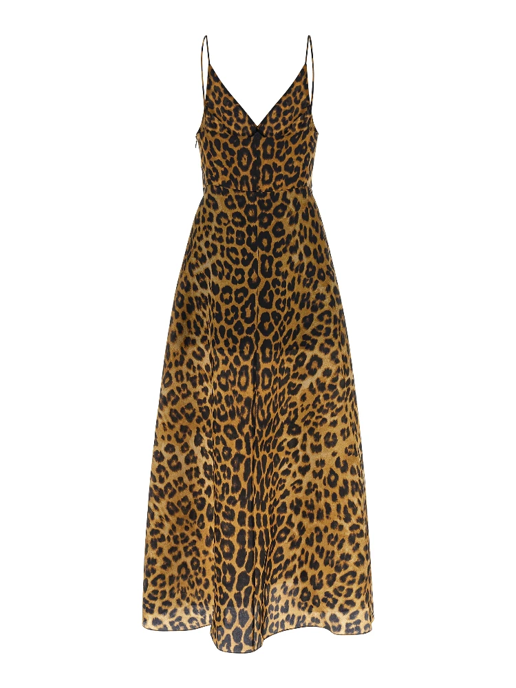 Brown Silk Long Dress alternative
