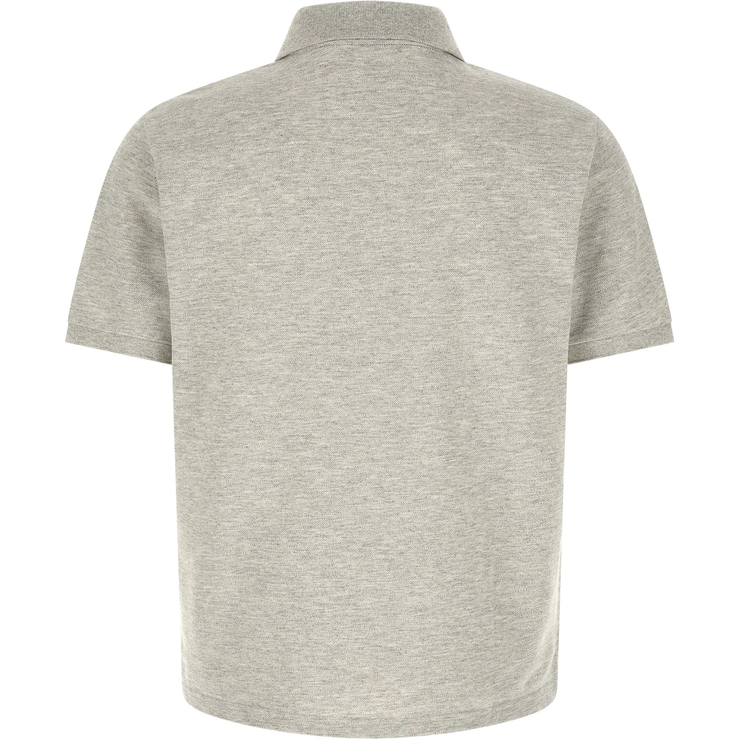 Gray Cotton Polo Shirt
