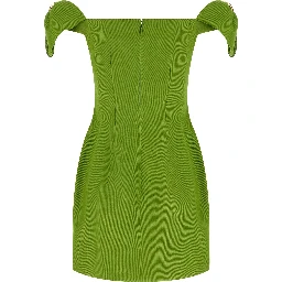 Bicolor Linen Short Dress
