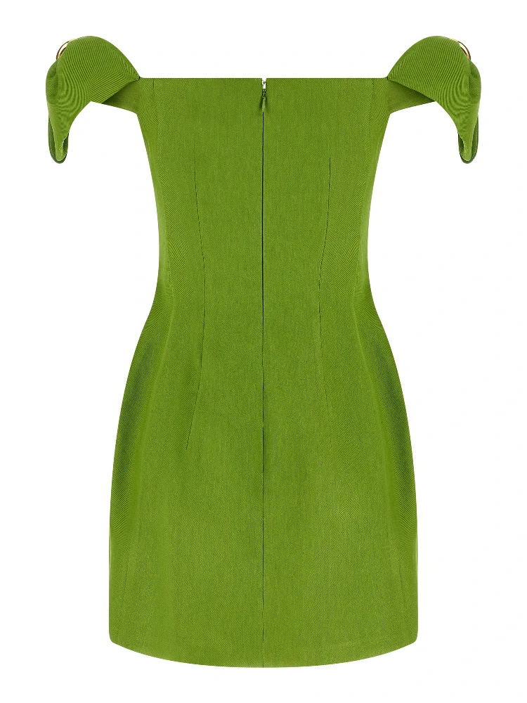 Bicolor Linen Short Dress alternative