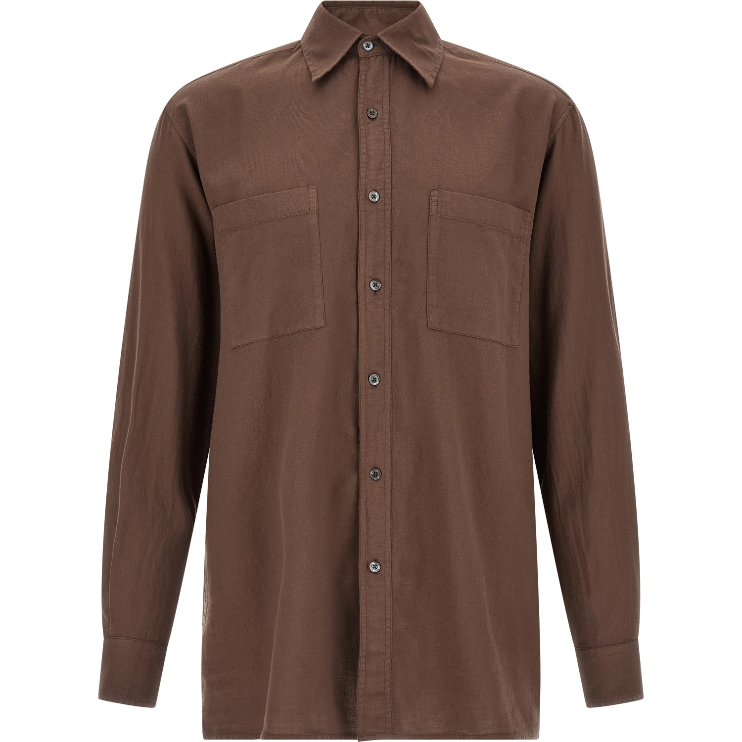 Brown Cotton Blouse