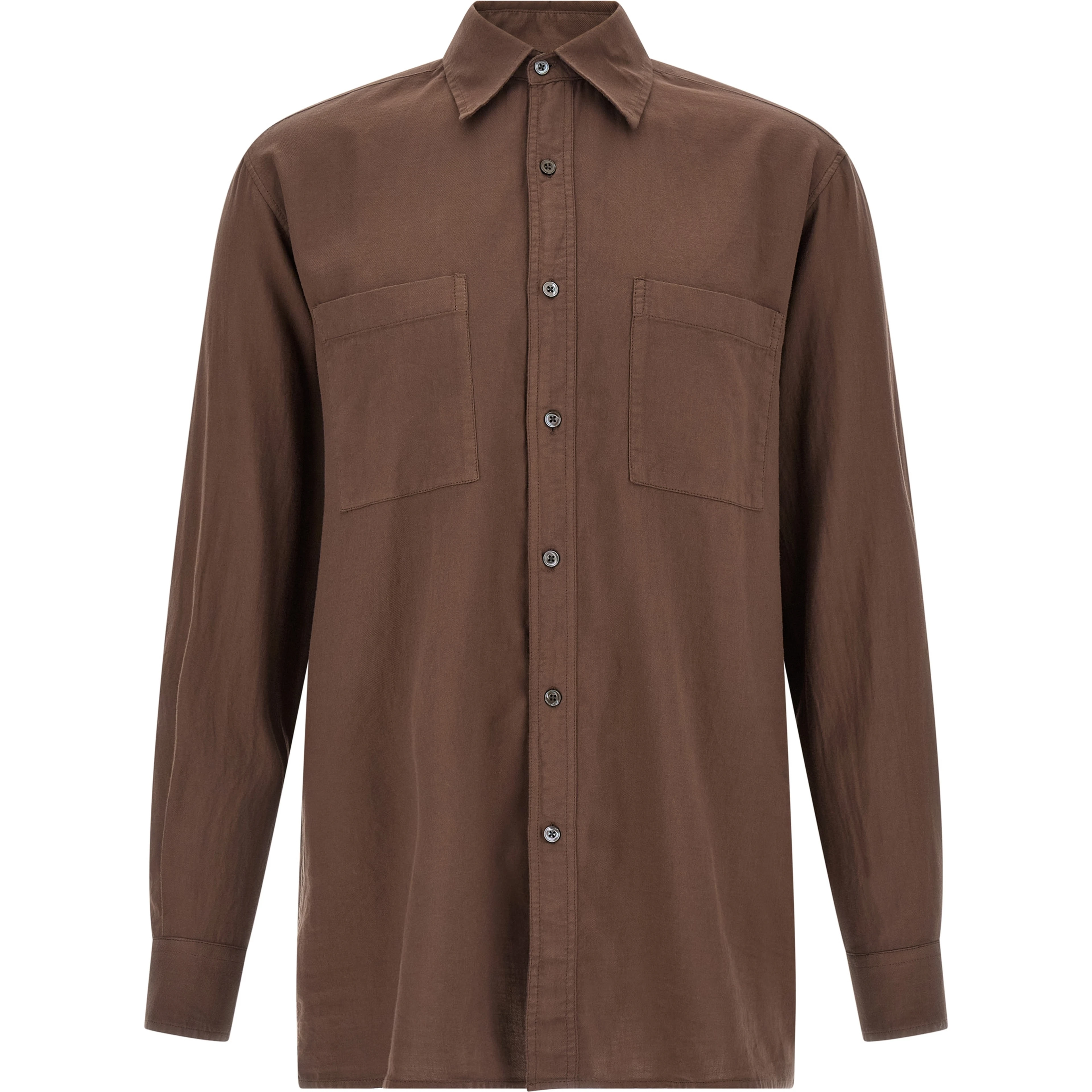 Brown Cotton Blouse