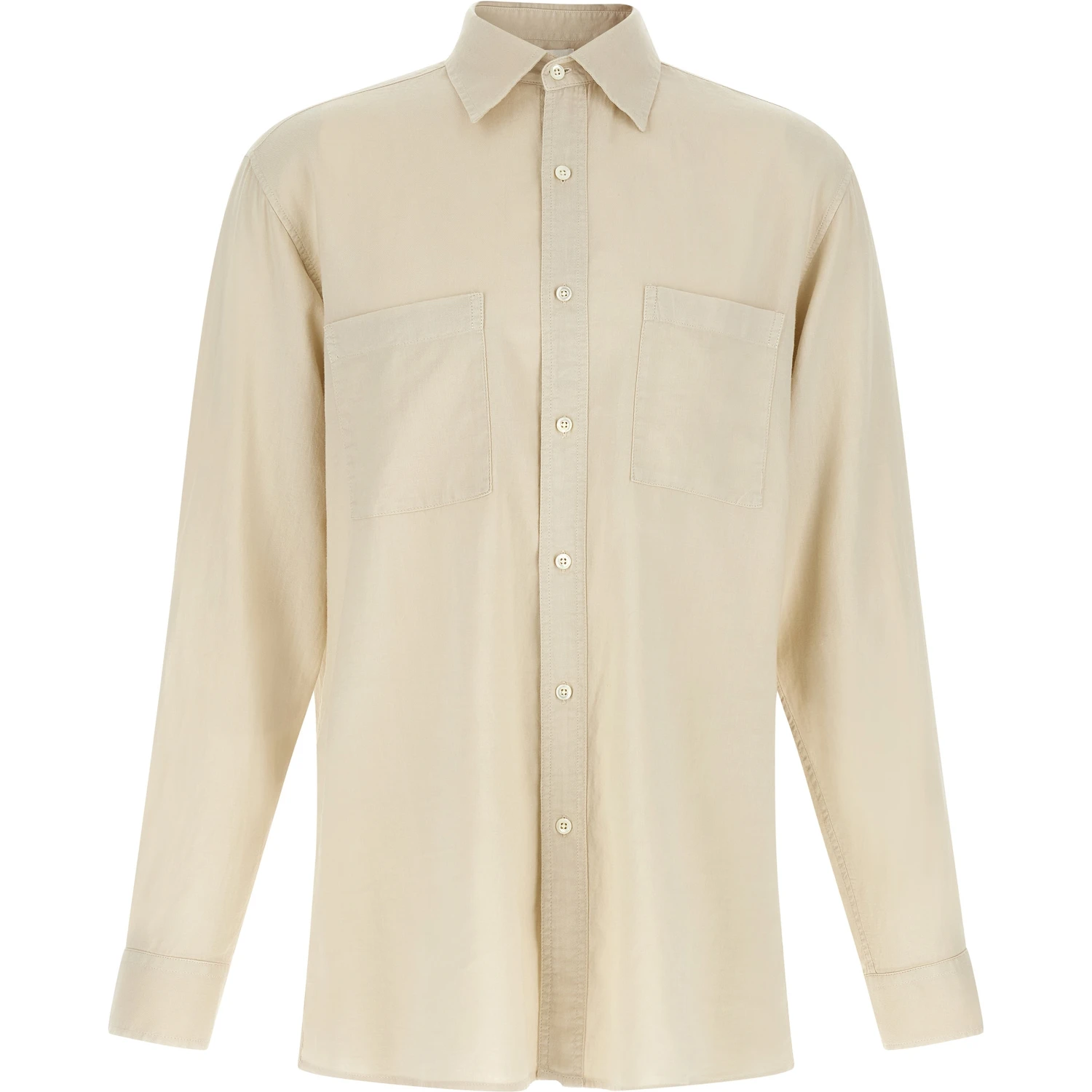 Beige Cotton Blouse