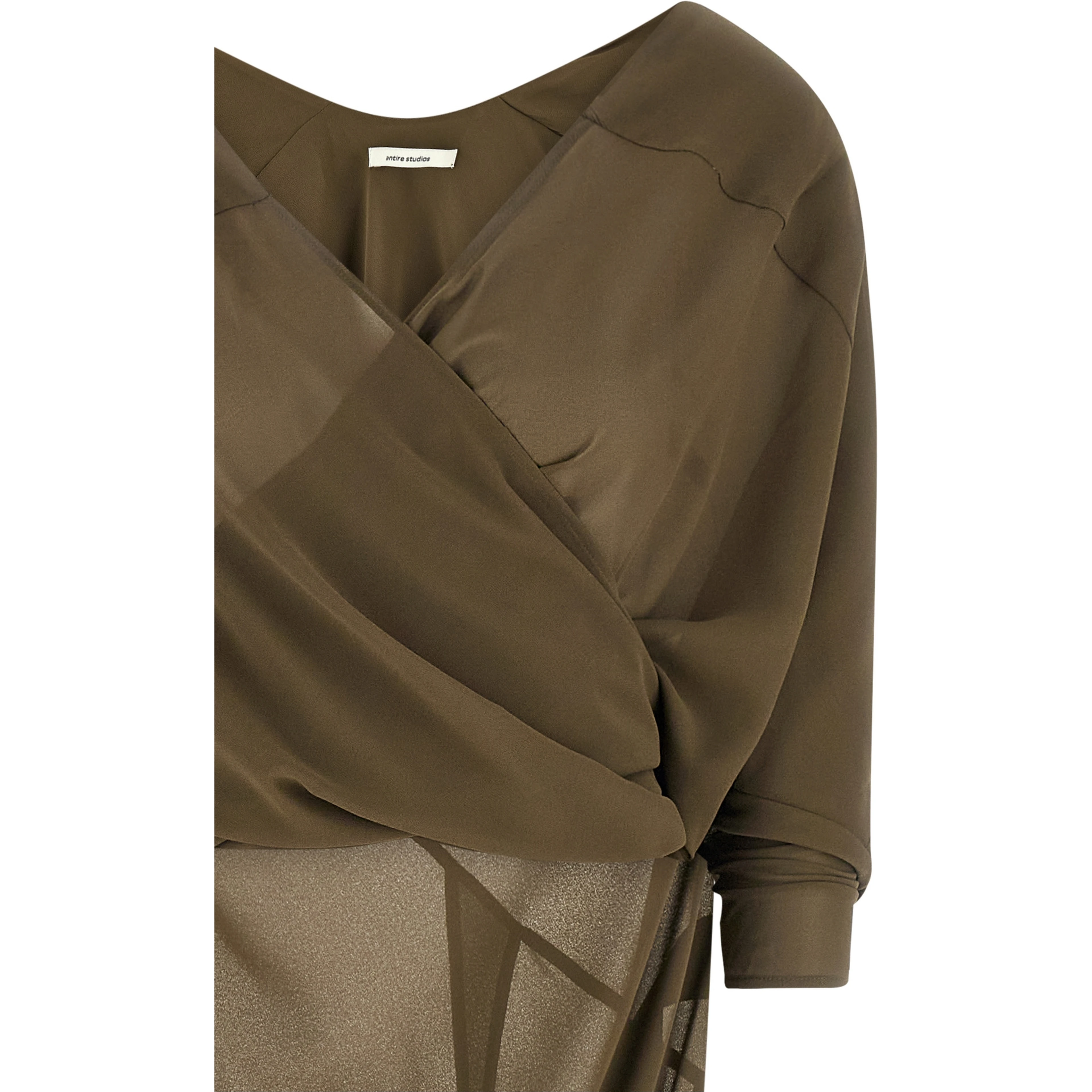 Bicolor Polyester Long Dress