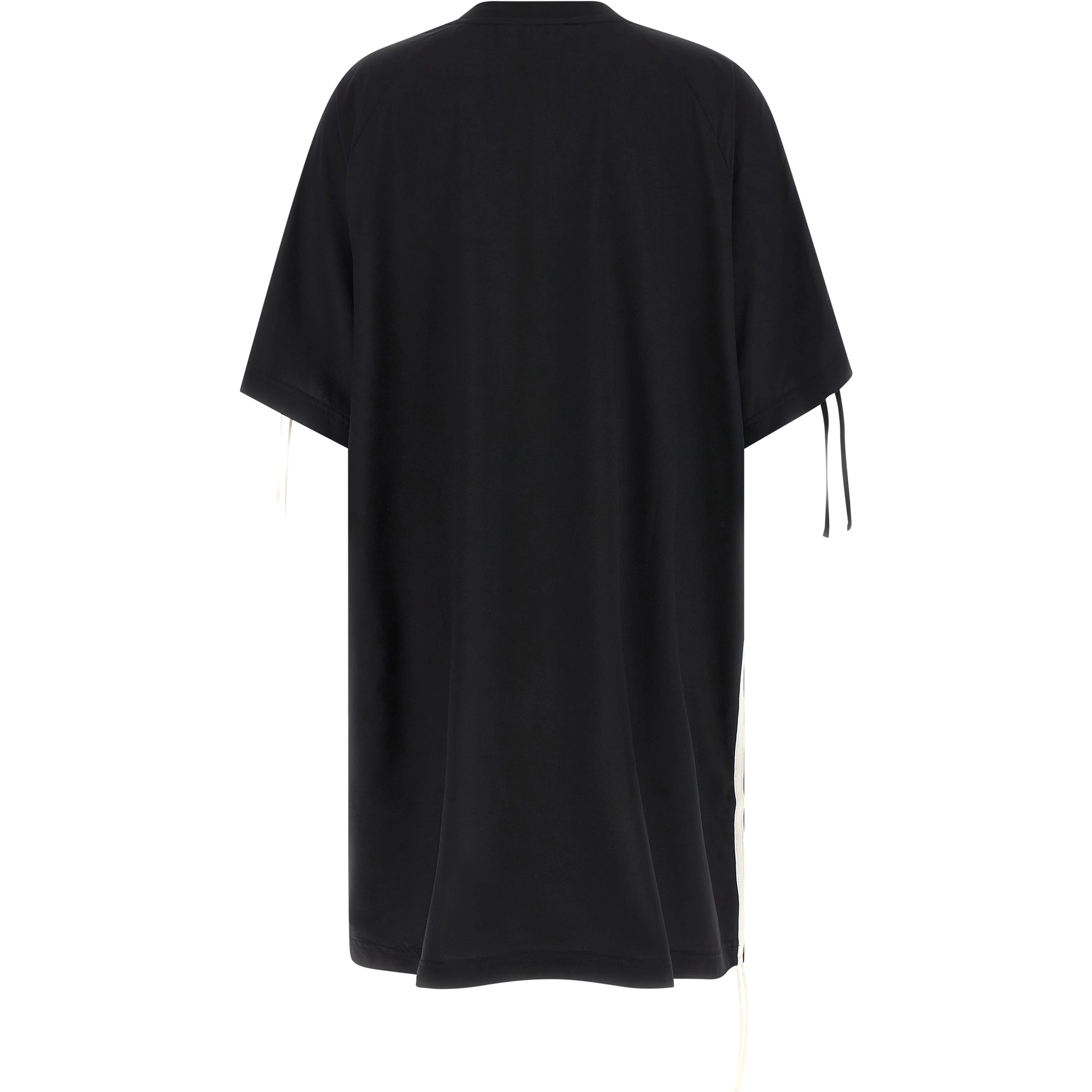 Black Polyester Short Dress