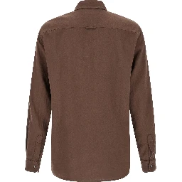 Brown Cotton Blouse