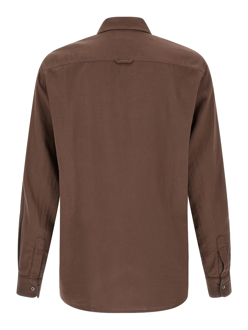 Brown Cotton Blouse