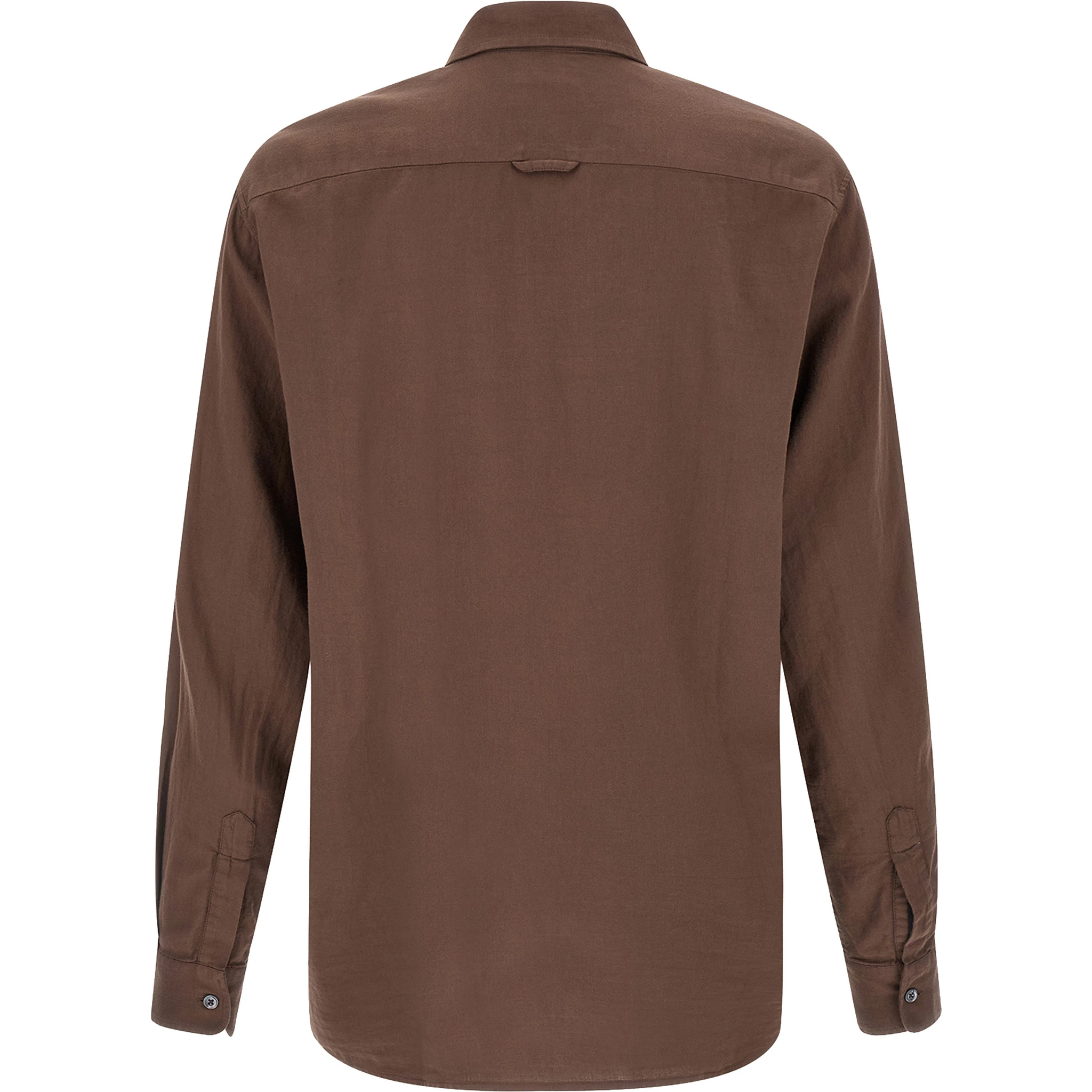 Brown Cotton Blouse