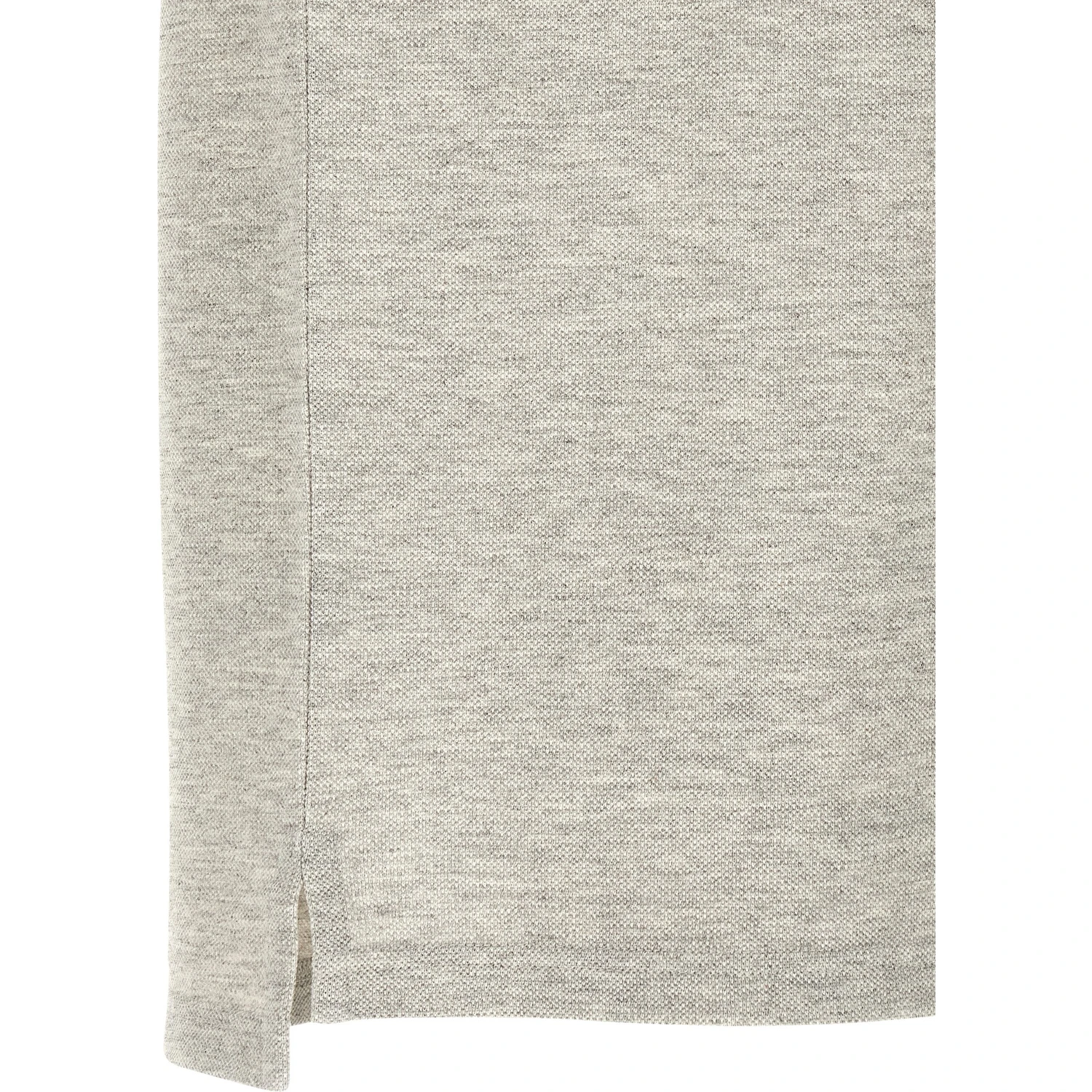 Gray Cotton Polo Shirt