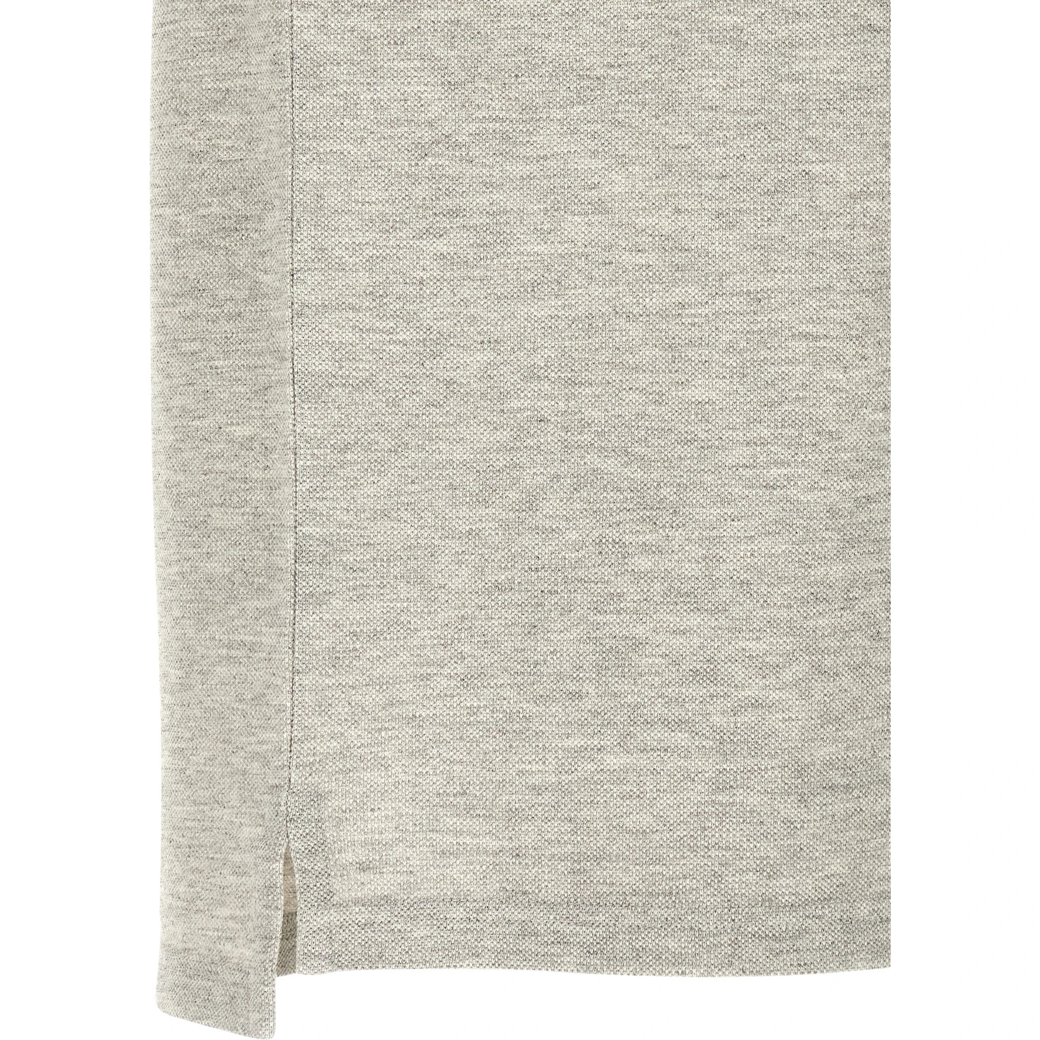 Gray Cotton Polo Shirt