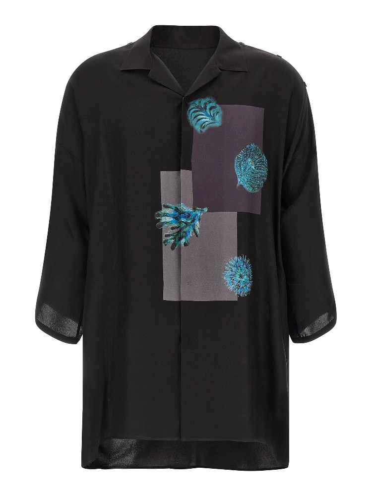 Black Silk Blouse