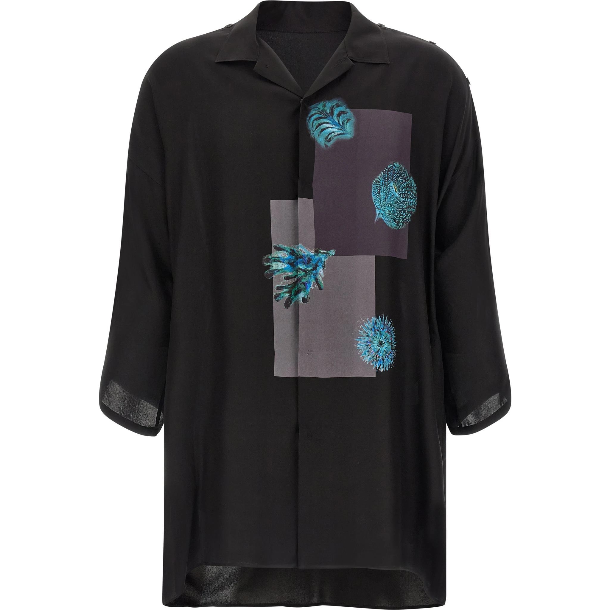 Black Silk Blouse