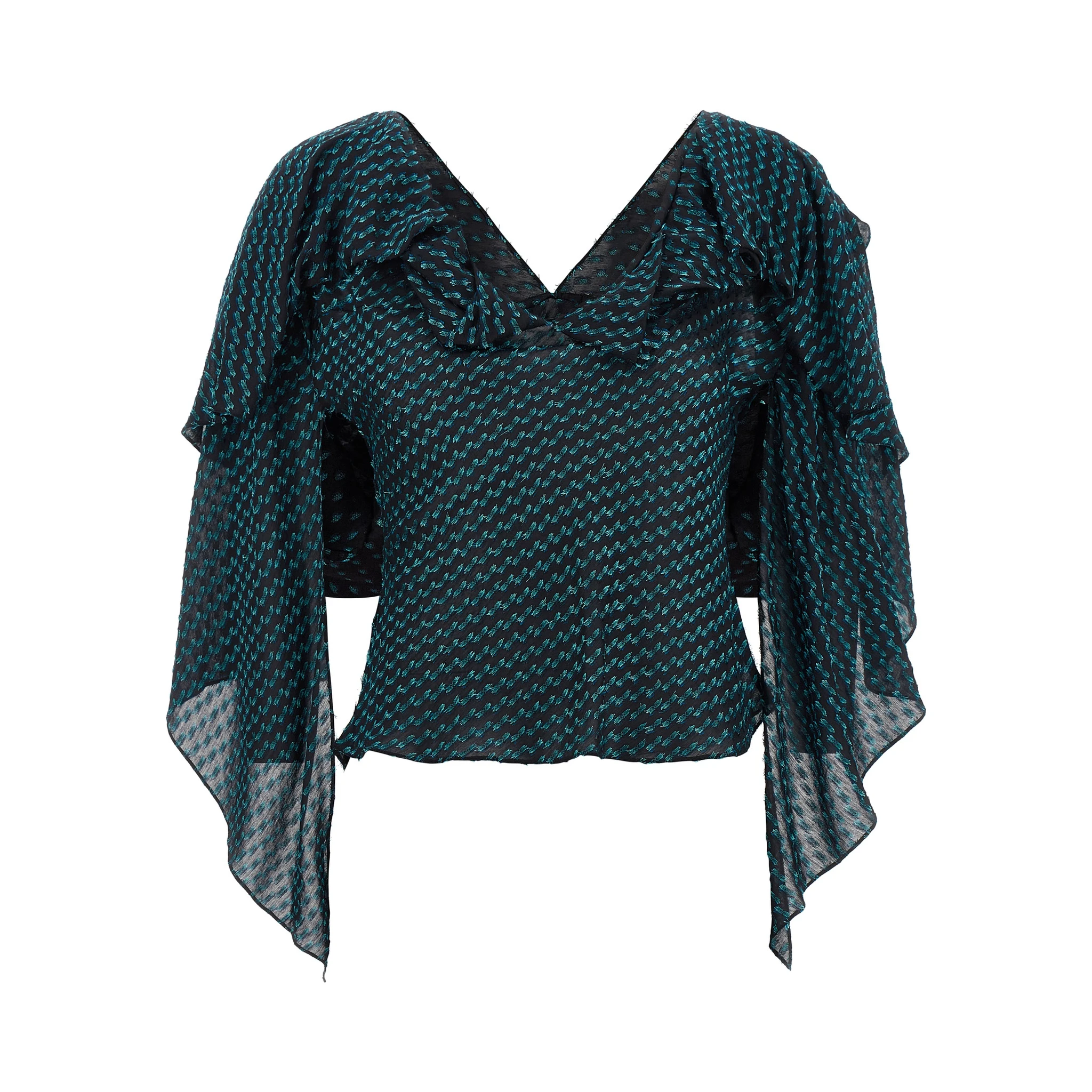 Blue Modal Blouse