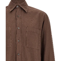 Brown Cotton Blouse