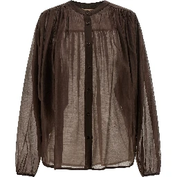 Brown Lycra Blouse