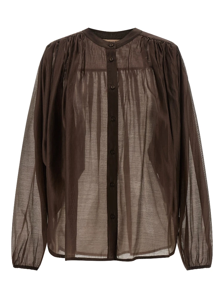 Brown Lycra Blouse