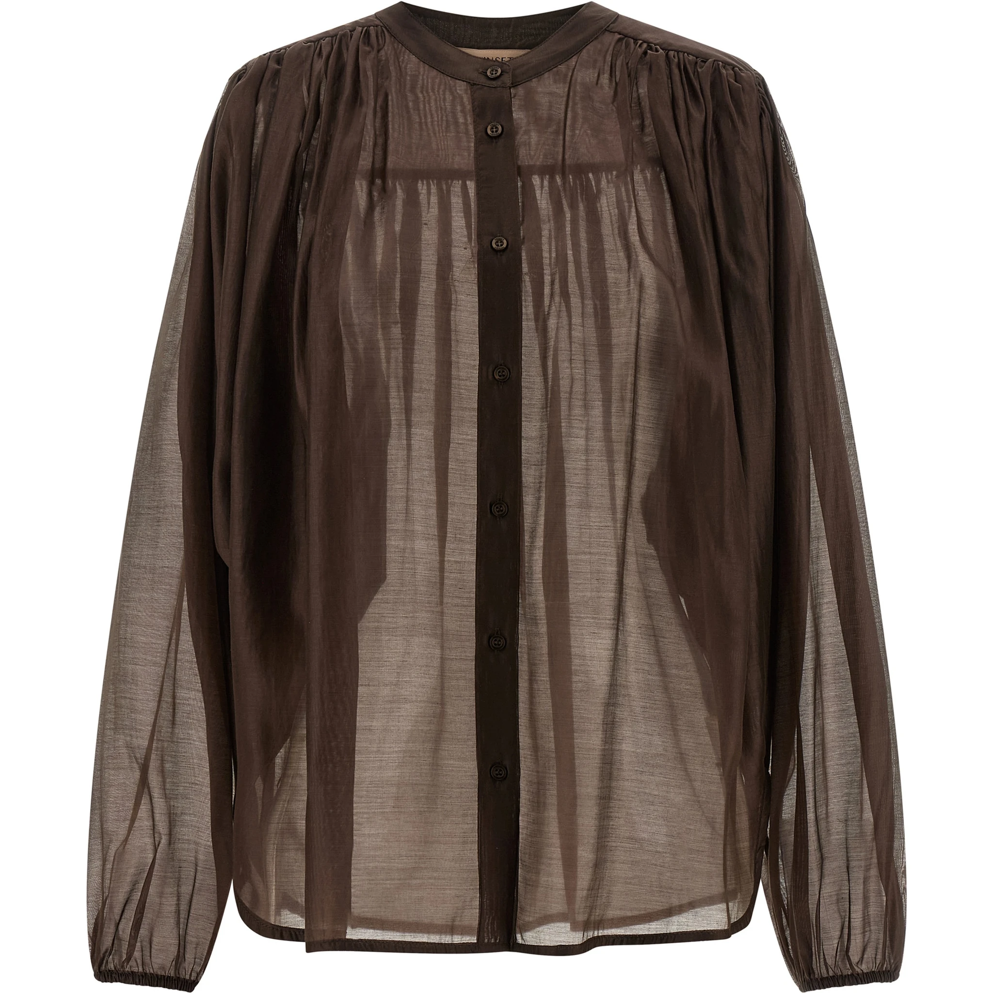 Brown Lycra Blouse