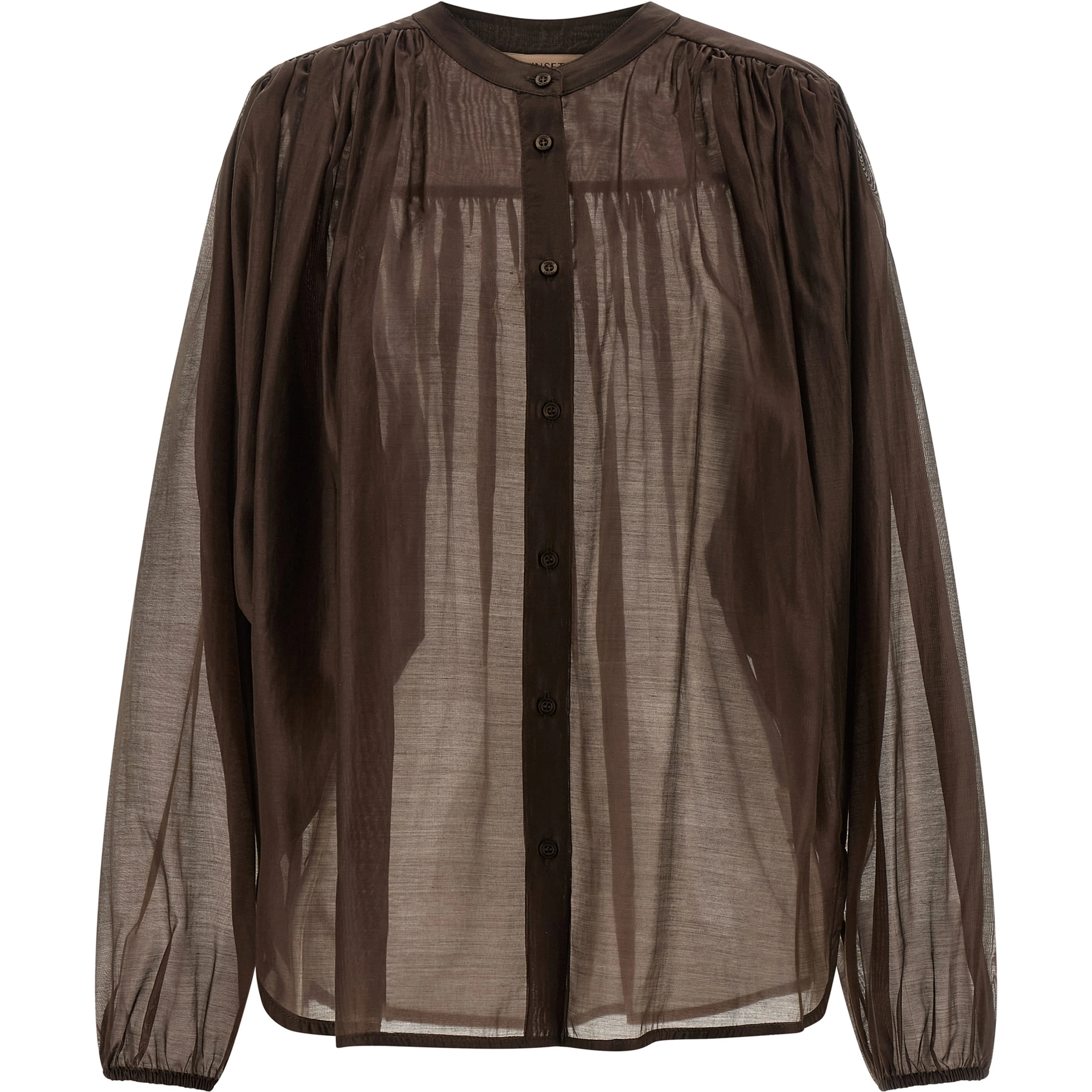 Brown Lycra Blouse