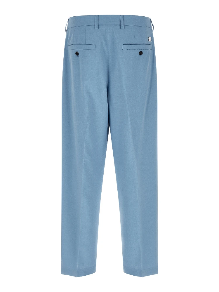 Blue Polyester Chino Pants alternative