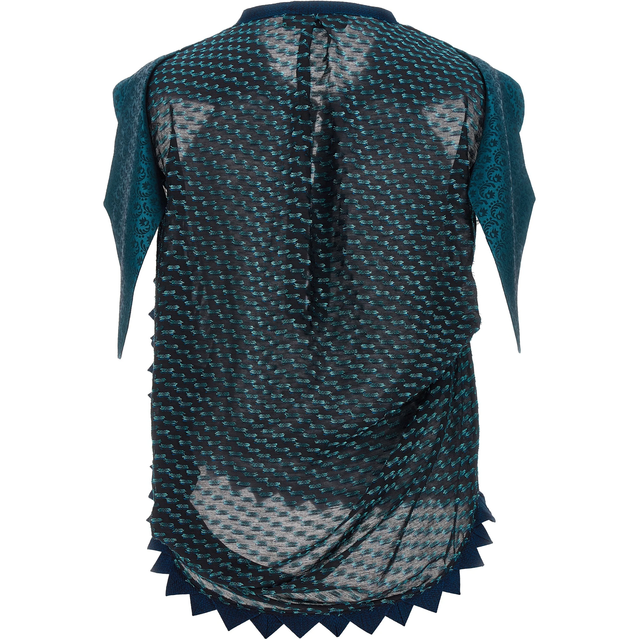 Blue Modal Pattern Shirt