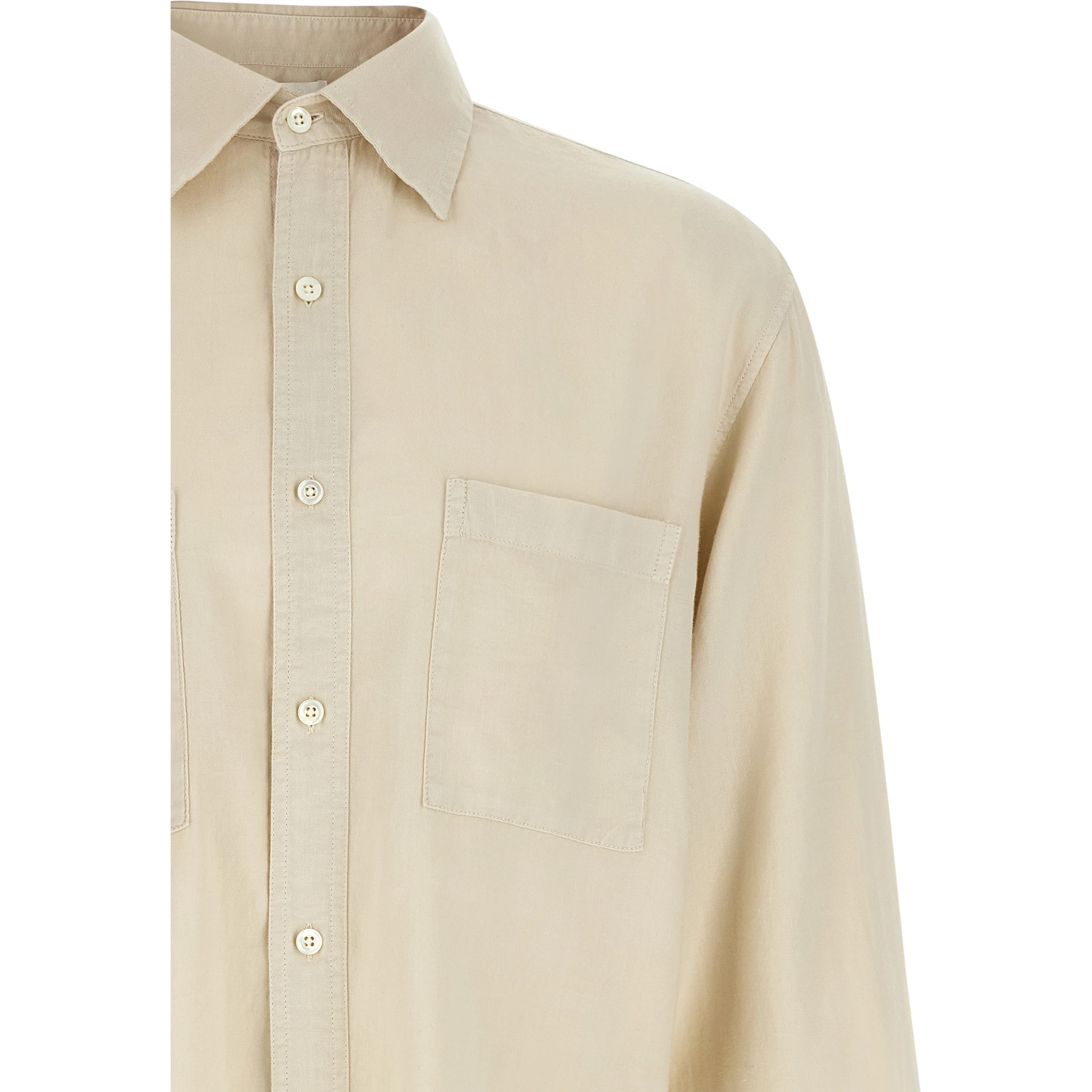 Beige Cotton Blouse