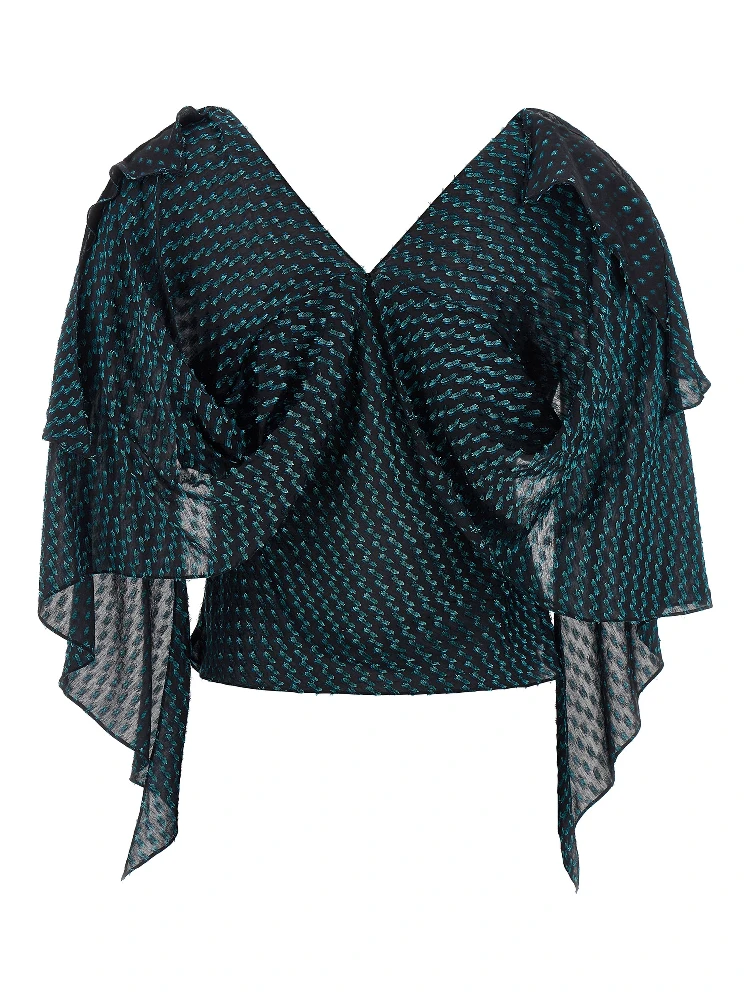 Blue Modal Blouse alternative