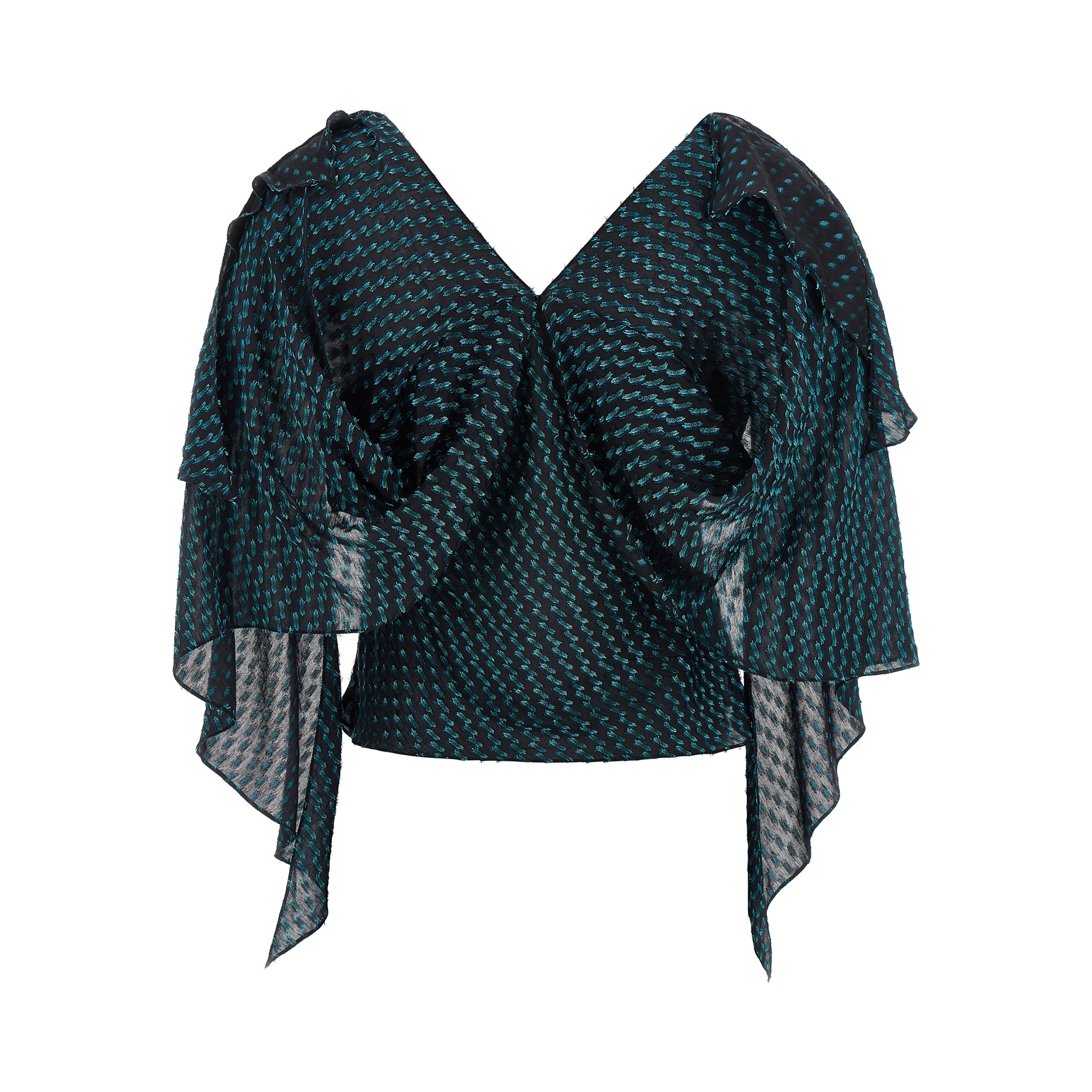 Blue Modal Blouse