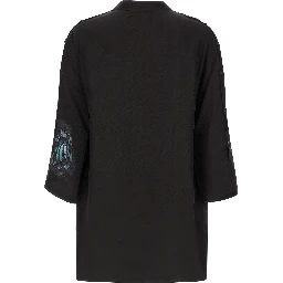 Black Silk Blouse