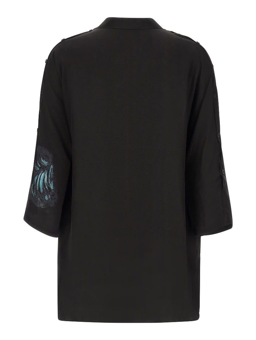 Black Silk Blouse