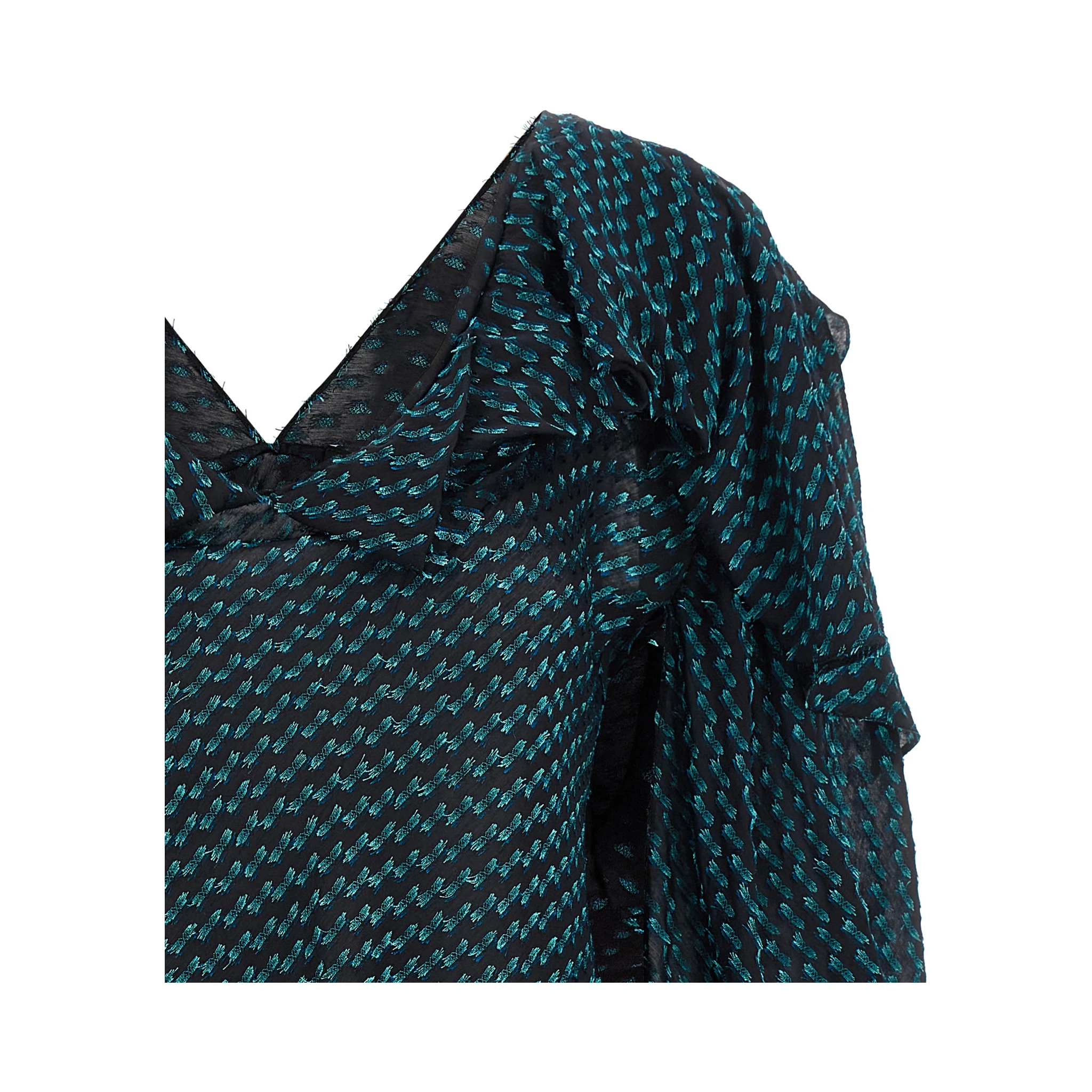 Blue Modal Blouse