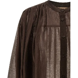 Brown Lycra Blouse