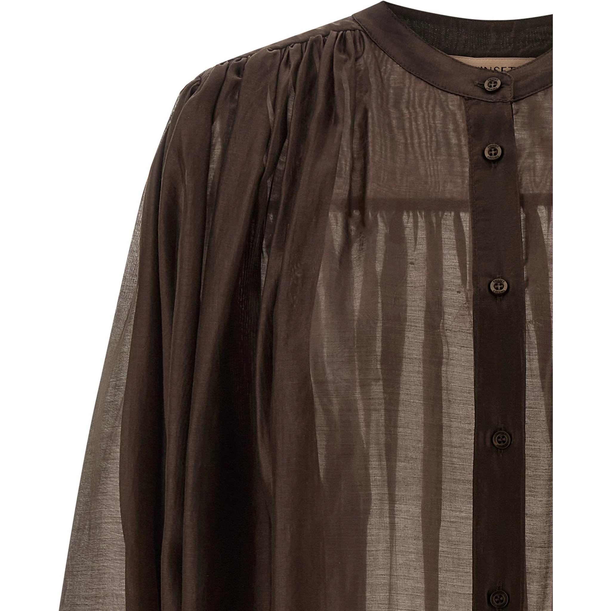 Brown Lycra Blouse