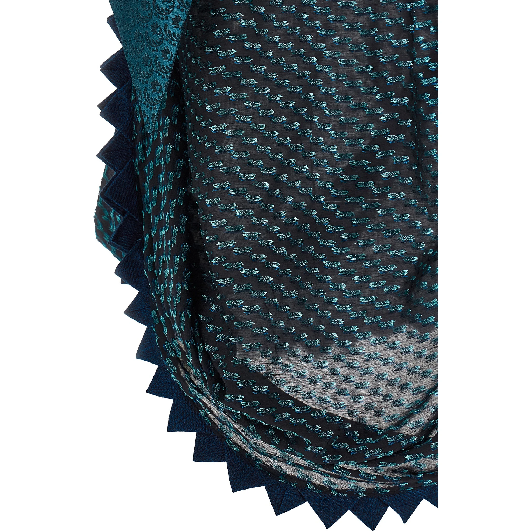 Blue Modal Pattern Shirt