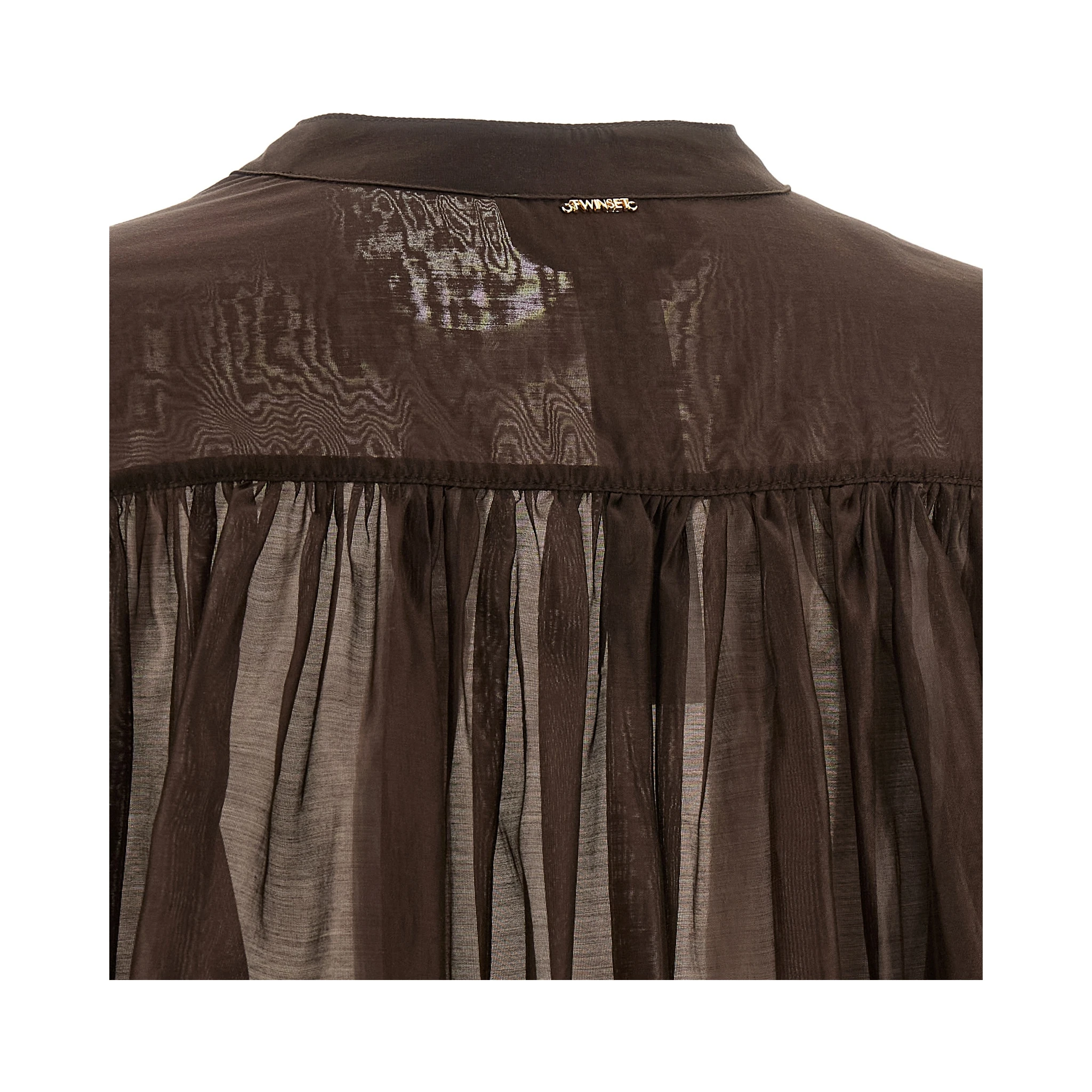 Brown Lycra Blouse