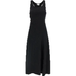 Black Cotton Long Dress