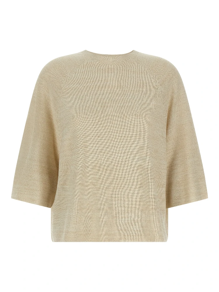 Gold Cotton Cardigan