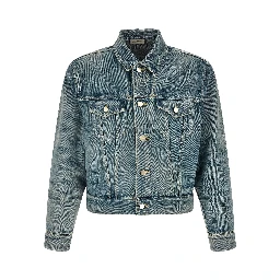 Blue Cotton Denim Jacket