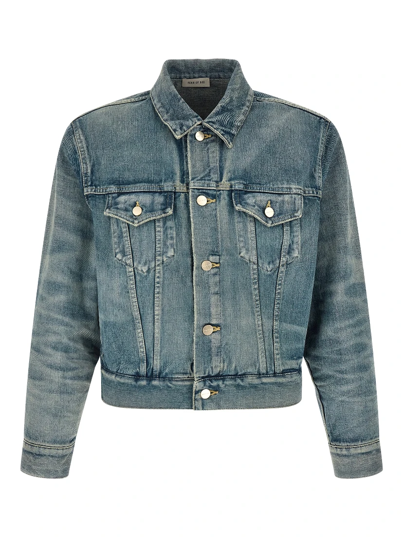 Blue Cotton Denim Jacket