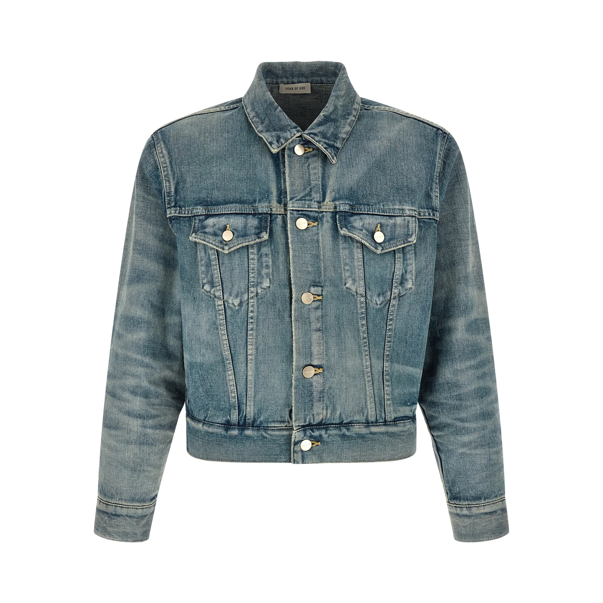 Blue Cotton Denim Jacket