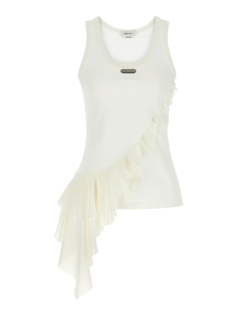 White Cotton Tank Tops