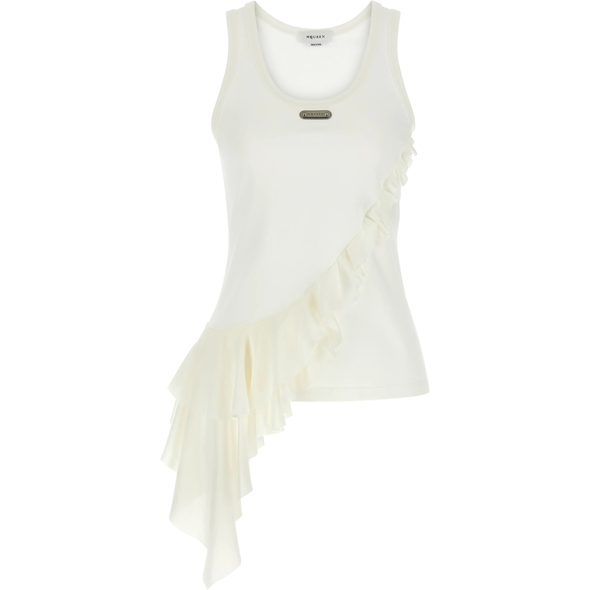 White Cotton Tank Tops