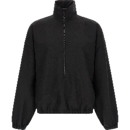 Black Virgin Wool Sweatshirt